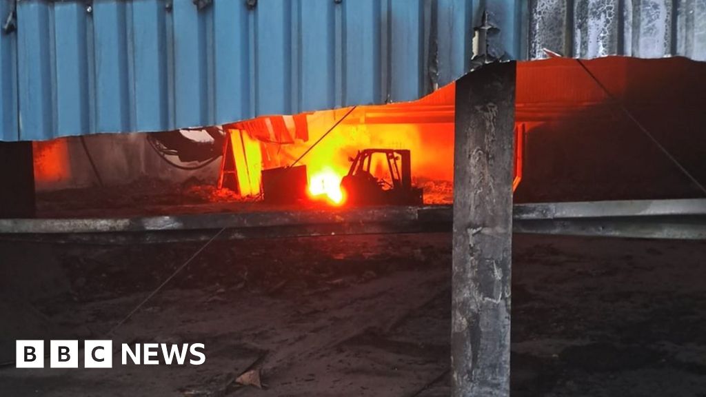 Taunton Recycling Centre fire started accidentally