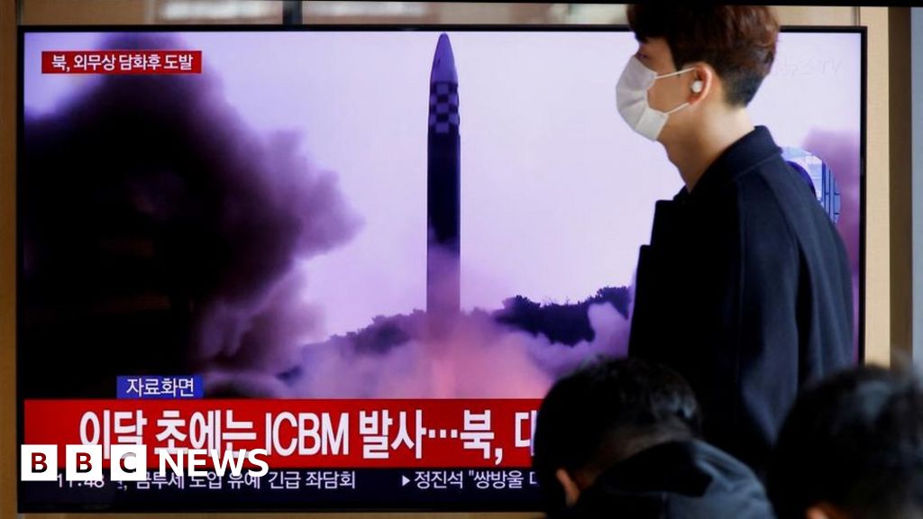 North Korea fires suspected ICBM into sea