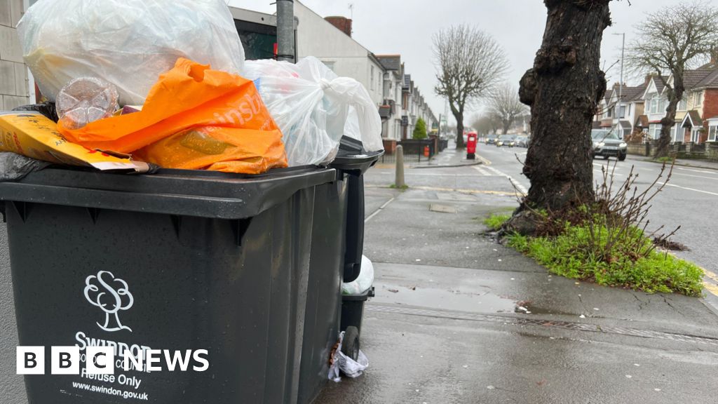 Swindon's new bin collections cost council £2m more than expected BBC