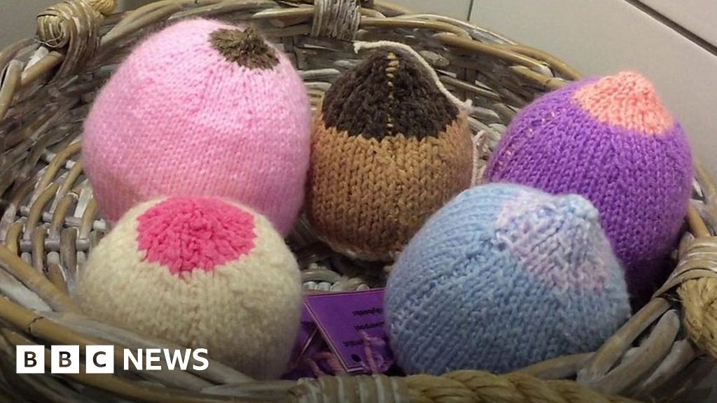 Woollen Boobs Promote Breastfeeding In Liverpool Bbc News