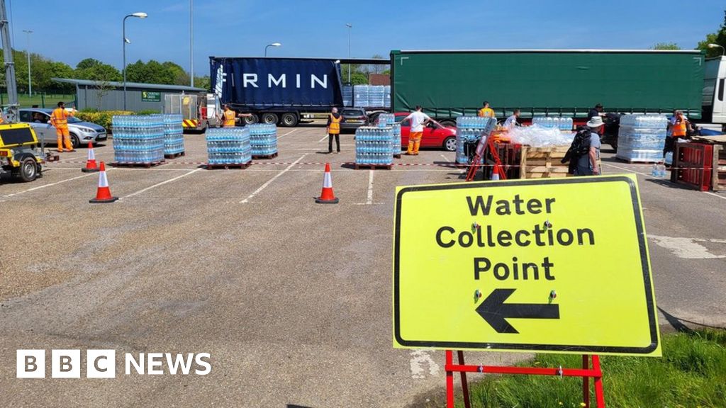 West Sussex water plant failure leaves homes without supplies