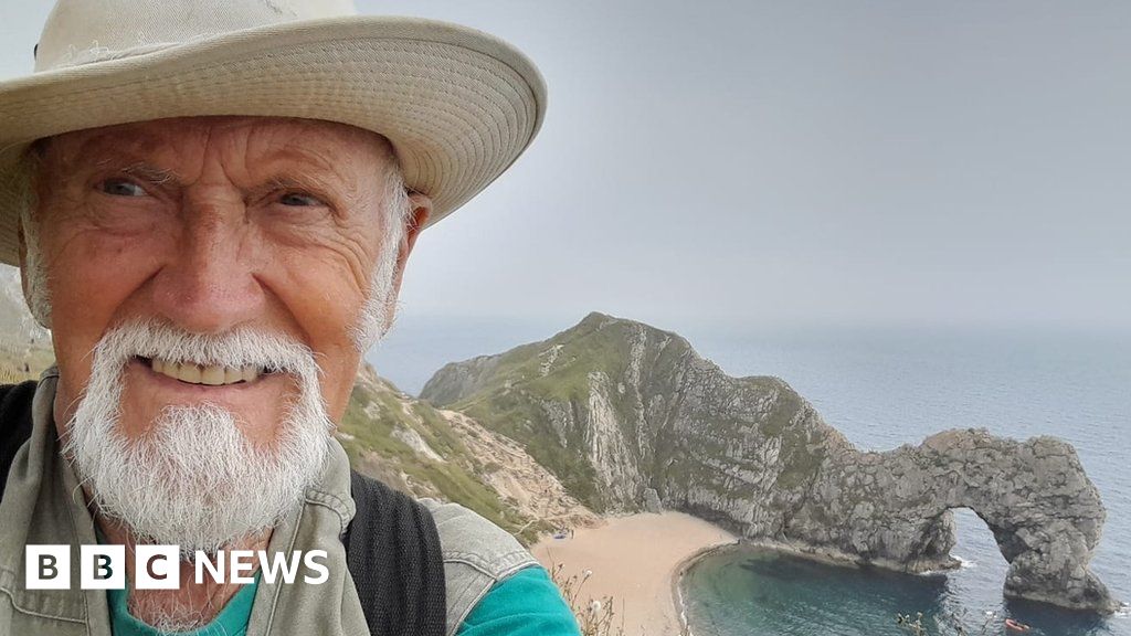 Derek Adams, 81, feels ‘superb’ as he walks UK coastline for charity