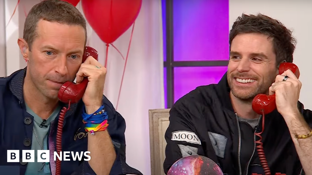 Coldplay promote latest album Moon Music with QVC appearance