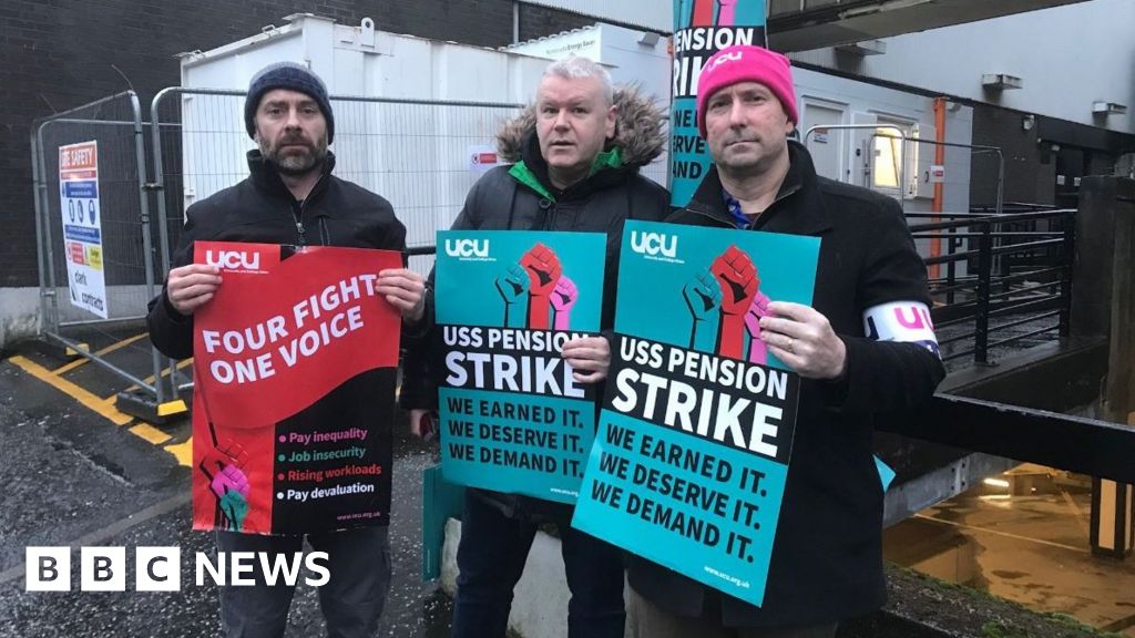 Scottish Universities Staff Strike Over Pay And Pensions - BBC News