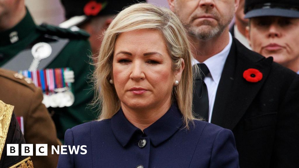 'Traitors' poster put up at Michelle O'Neill's office