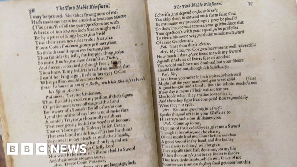Edition of Shakespeare's last play found in Scots college in Spain