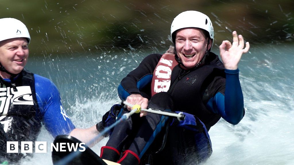 How do you water ski when you can't use your legs?