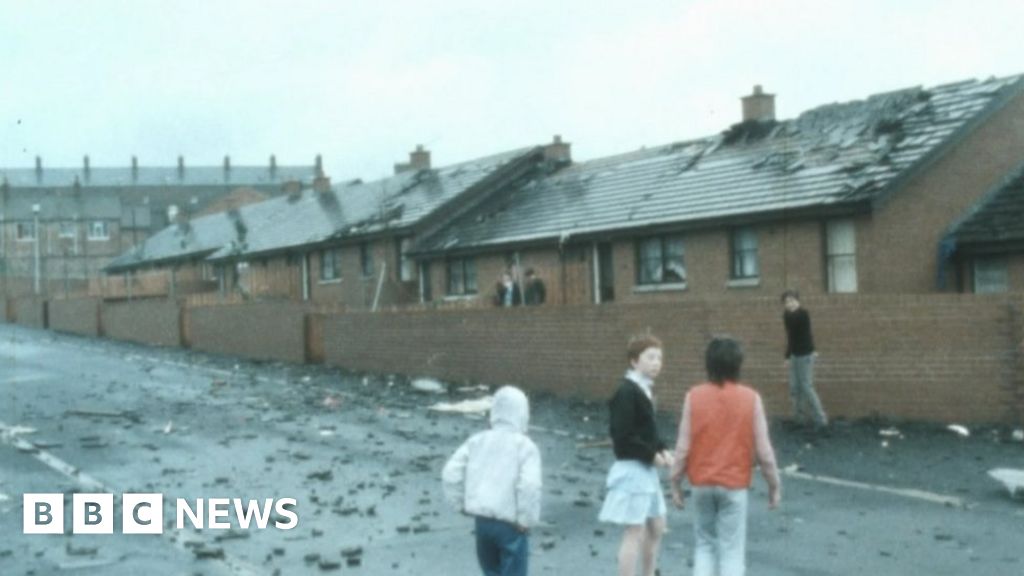 How Belfast Tornado Hit Tigers Bay 40 Years Ago - BBC News