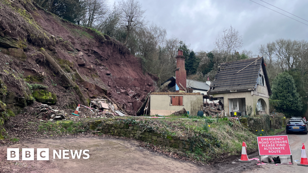 Hoarwithy family ‘lucky’ to be out when landslip hit