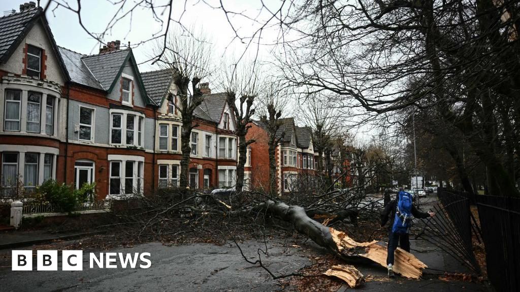 Rare red weather warning issued as Storm Éowyn barrels towards UK