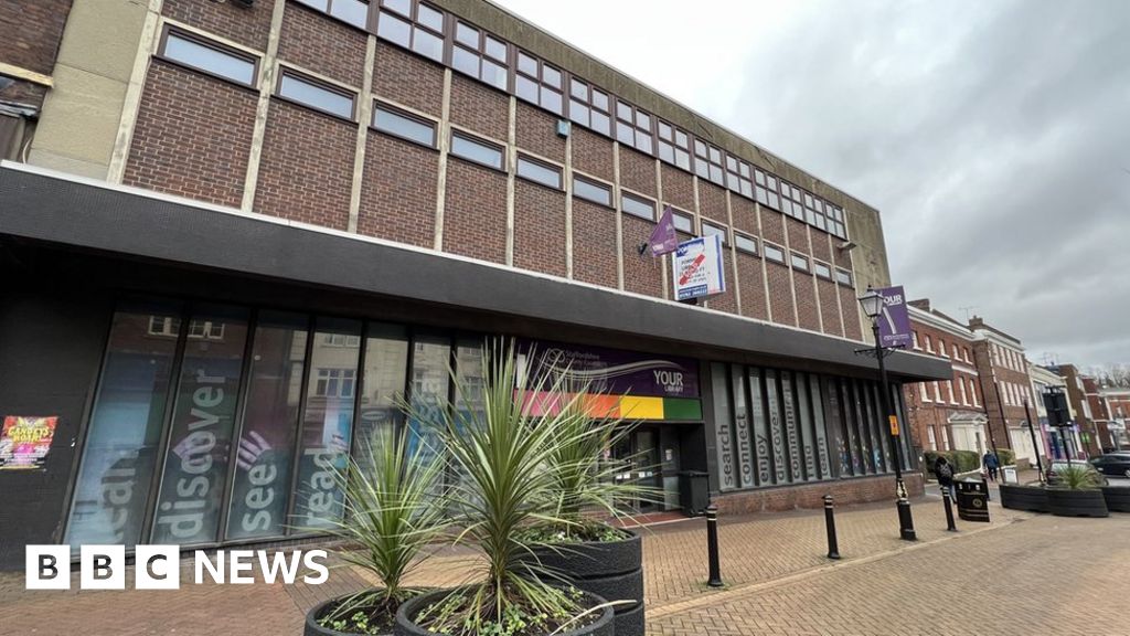 Former NewcastleunderLyme library to apartments
