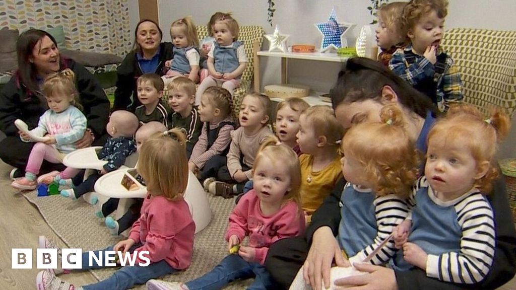 Stockport nursery sees double with nine sets of twins