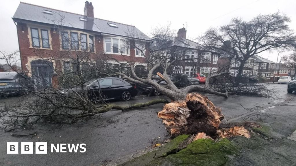 Wales sees thousands lose power after Storm Darragh winds