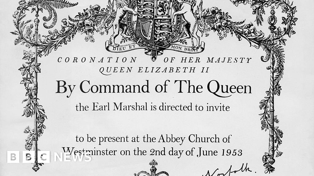 Coronation invitations through the ages