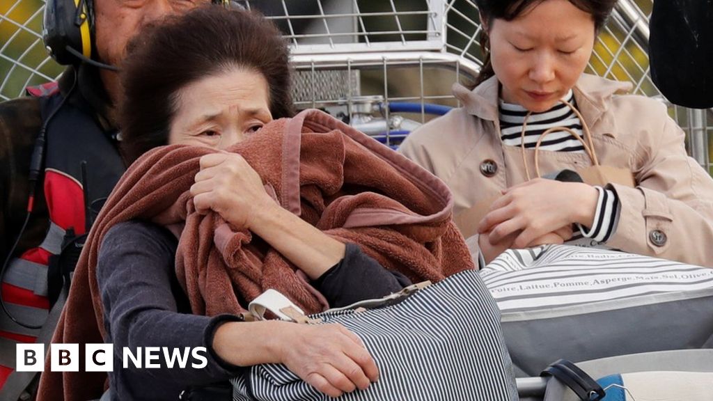 Typhoon Hagibis: Japan deploys 110,000 rescuers after worst storm in decades