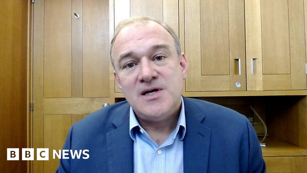 Sir Ed Davey Lib Dems Key To Ending Conservative Rule Bbc News 