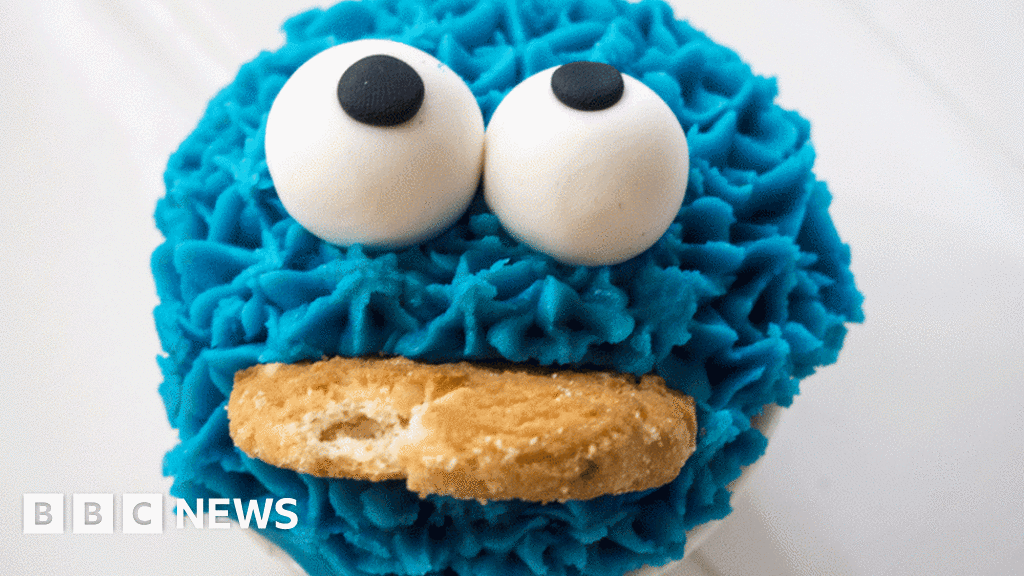 Cookie monster eats data from Sesame Street store