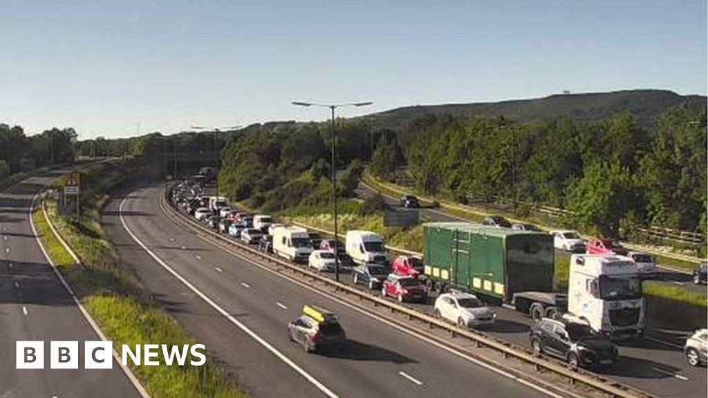 Briton Ferry One in hospital following crash which closed roads