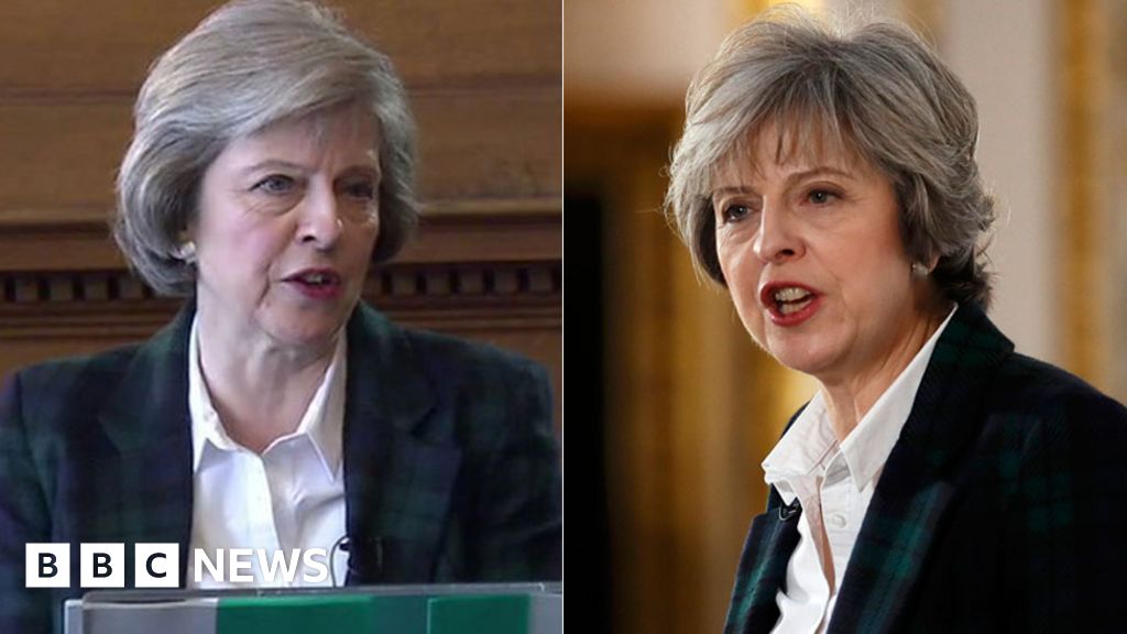Theresa May On Brexit Then And Now Bbc News 6605