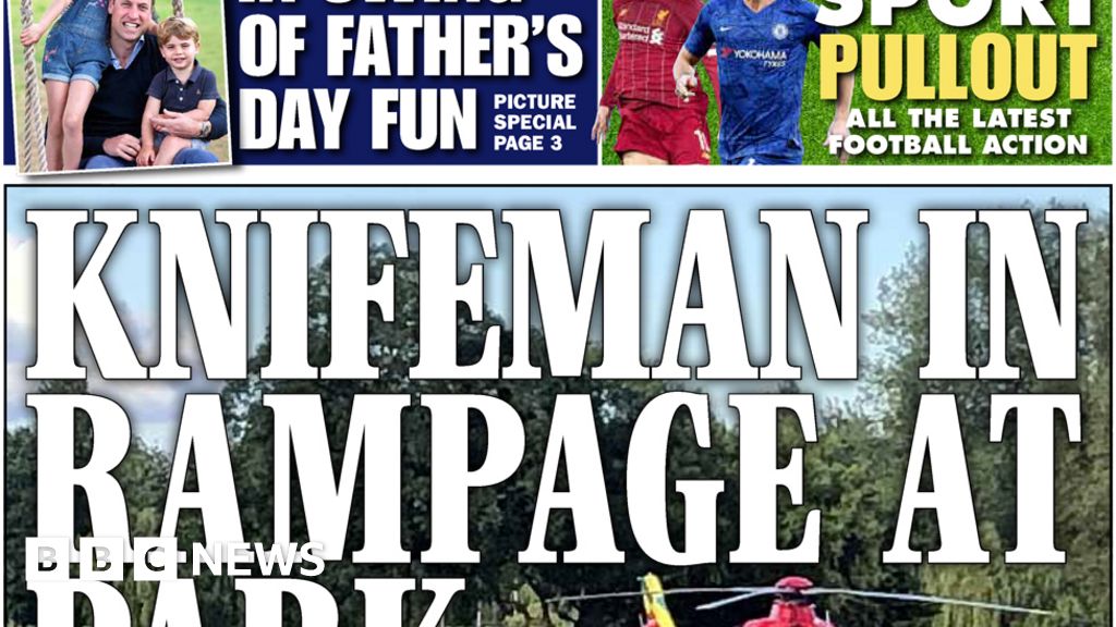 Headlines: gut-wrenching  horror  as knifeman goes on  rampage 