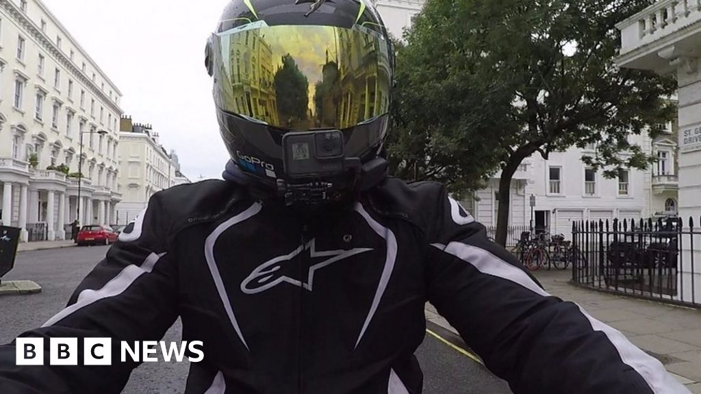 Dangers faced by London's moped couriers