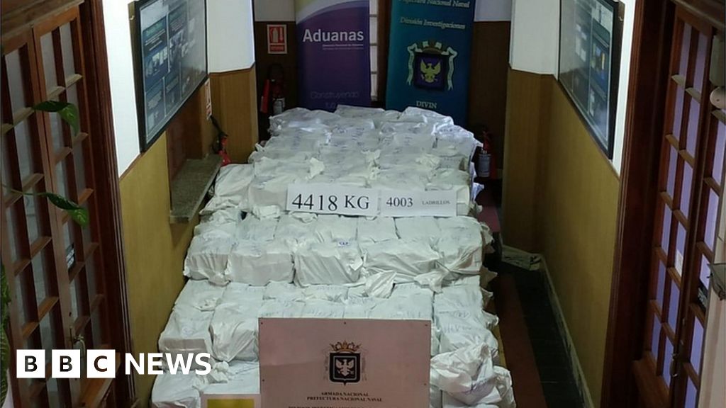 Uruguay seizes record 4.4 tonnes of cocaine in Montevideo