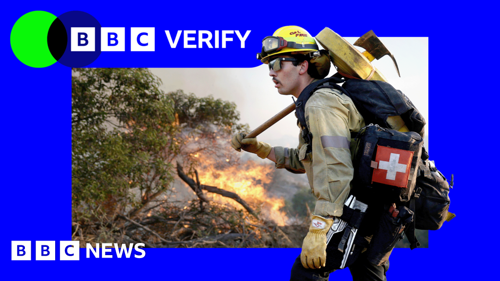 California wildfires in Simi Valley and Santa Rosa Island seen from space