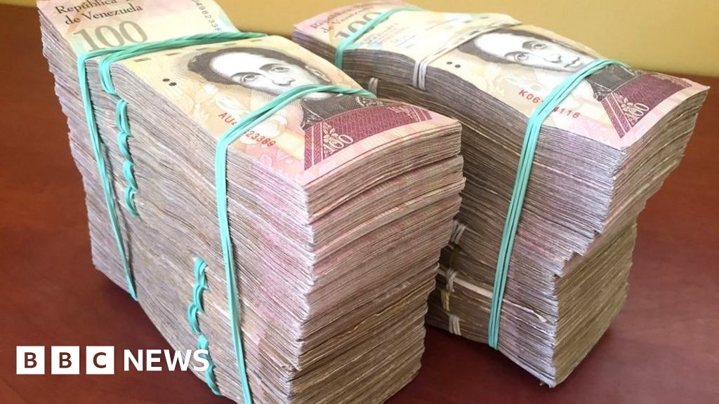 Why You Need Sackfuls Of Banknotes To Shop In Venezuela Bbc News