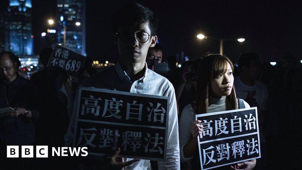 Hong Kong Pro Independence Lawmakers Disqualified From Office Bbc News