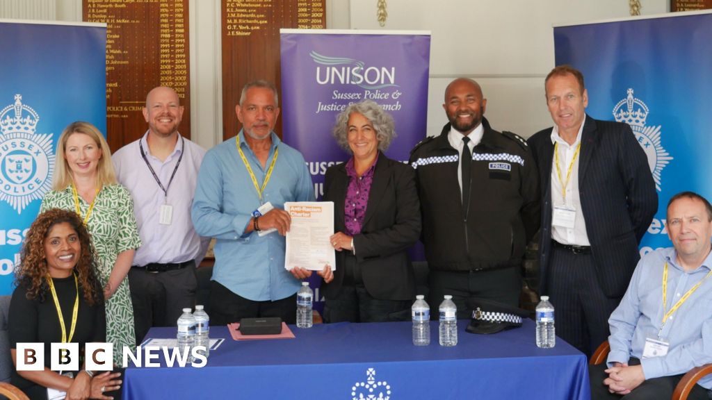 Sussex Police sign Unison union's anti-racism charter