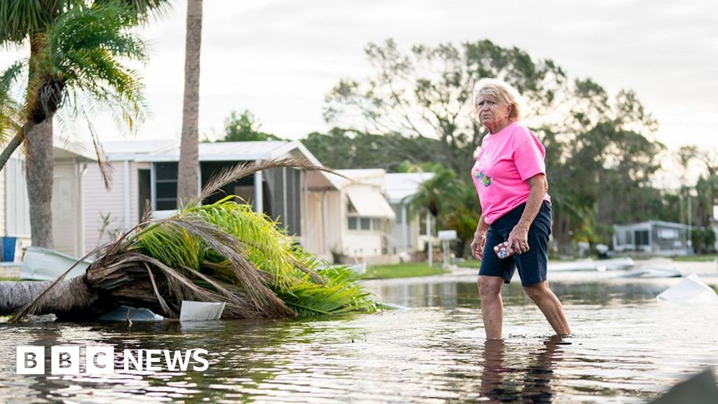 Impressive photos show the extent of the devastation caused by Hurricane Milton