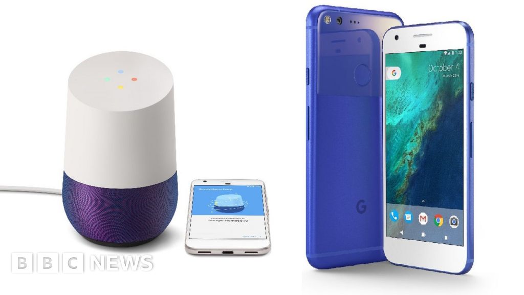 Google Pixel phones and Home speaker take on Siri and Echo BBC News