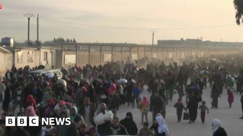 Syria Civil War Up To 70000 Refugees Head To Turkey Says Pm Bbc News