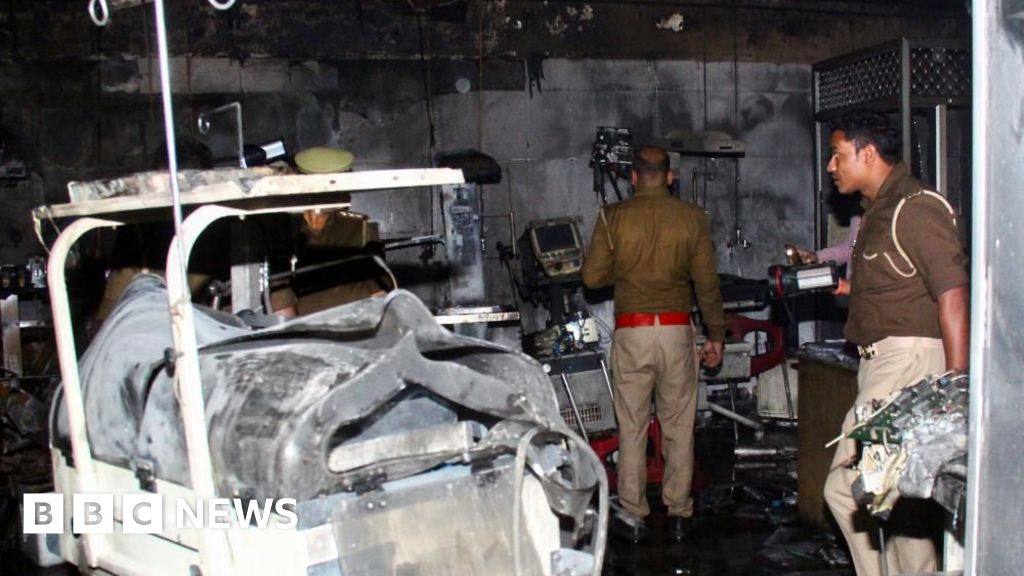 Ten newborns killed in health center fireplace in Jhansi northern India