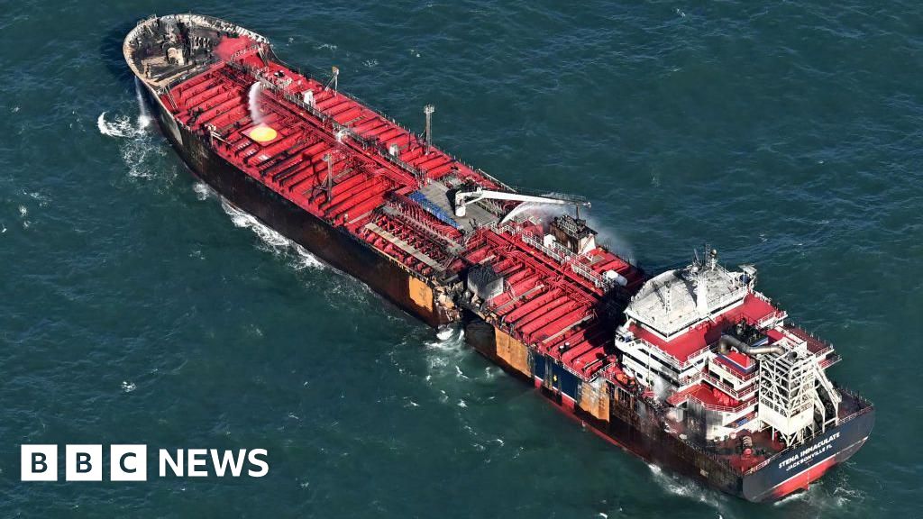 North Sea oil tanker owner praises 'heroic' crew