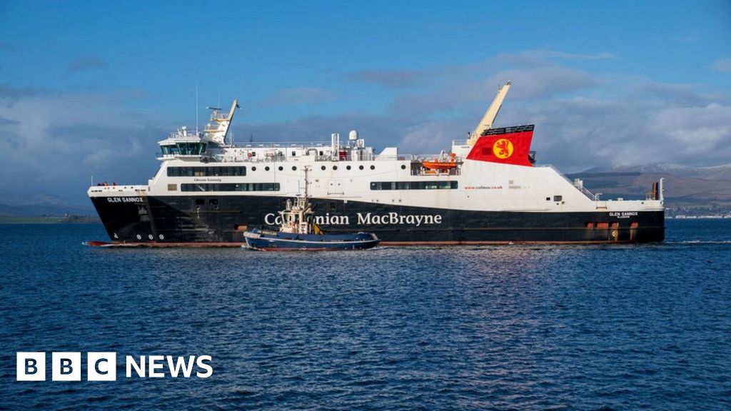 Long-delayed Ferguson ferry Glen Sannox begins sea trials