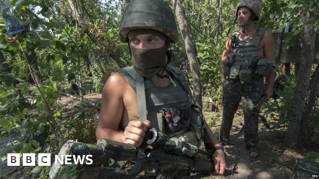 Ukraine Surge In Fighting Violates Ceasefire Eu Bbc News