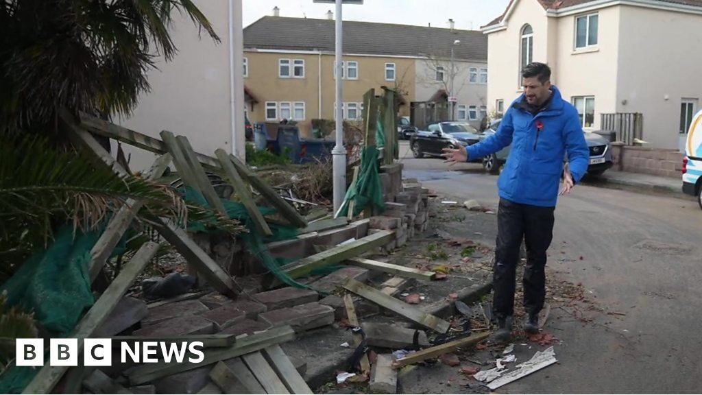 Storm Ciarán: At The Scene Where A 'tornado' Struck Jersey - BBC News