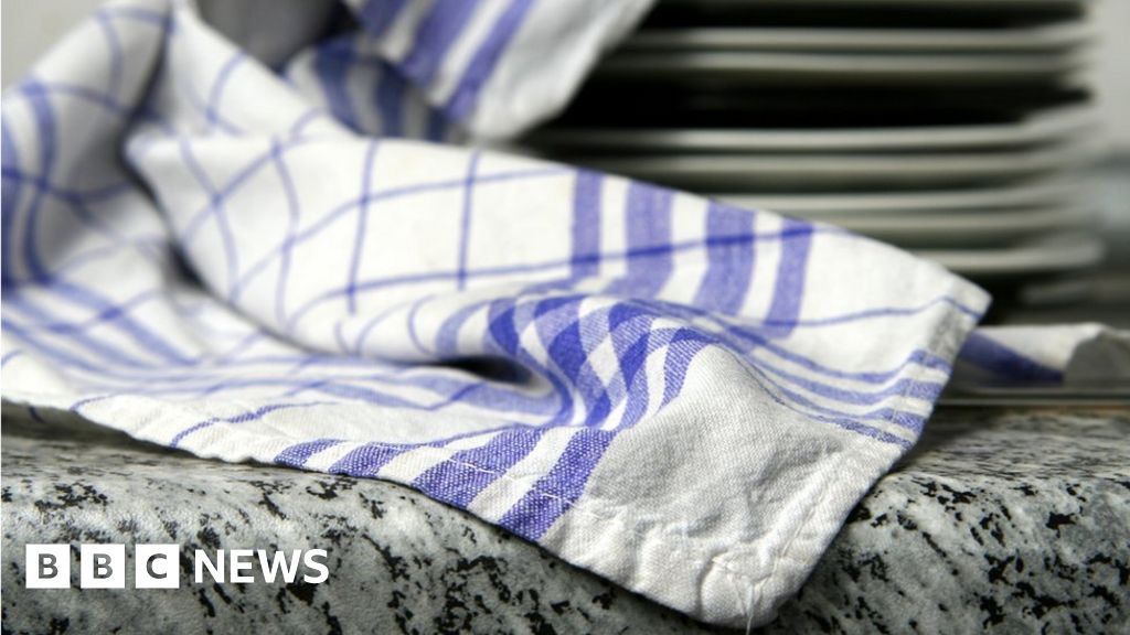 Tea Towel Plaid Washing Cleaning Dishcloth Comfortable Water