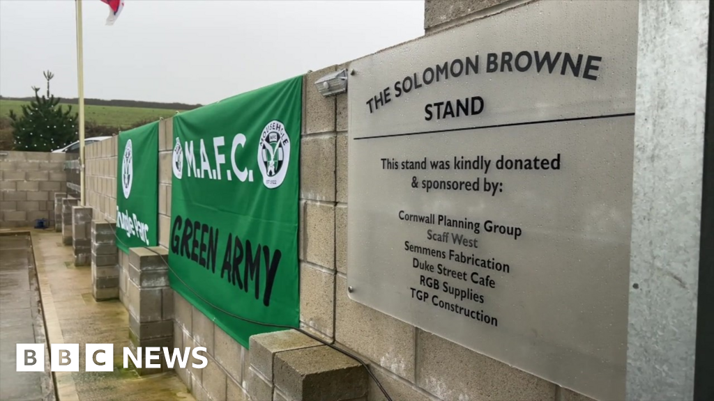 Football stand named after lifeboat in Penlee disaster BBC News