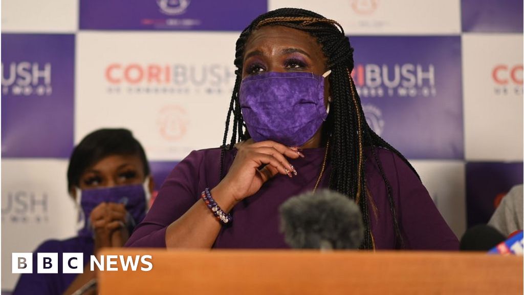 Cori Bush Activist Beats Democratic Veteran In Missouri Primary Bbc News