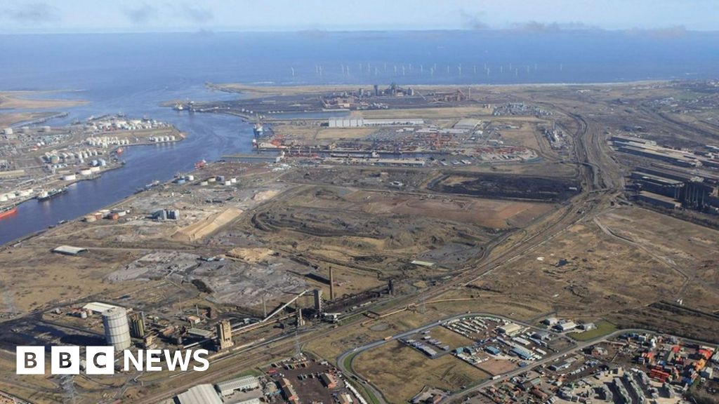 Teesworks £400m wind turbine parts factory work begins - BBC News