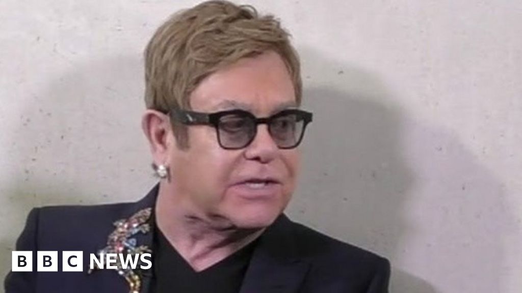 Elton John Says Hiv End In Sight In West Bbc News 