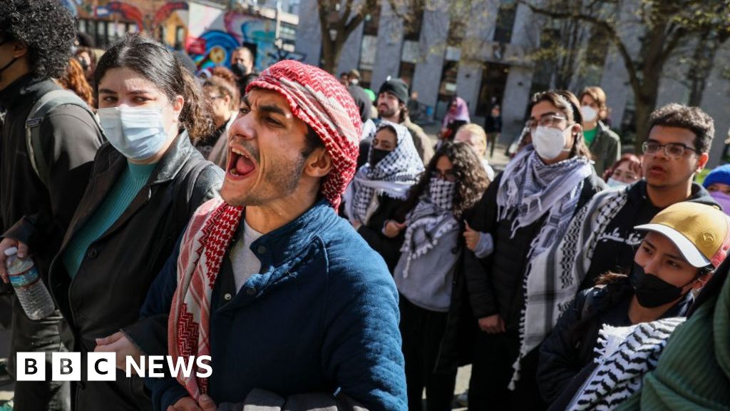 Hundreds more arrests at US student protests over Gaza