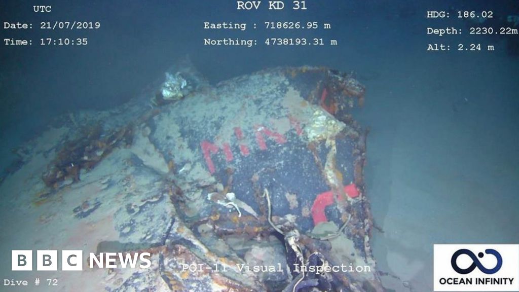 French Minerve Submarine Is Found After Disappearing In 1968 Bbc News