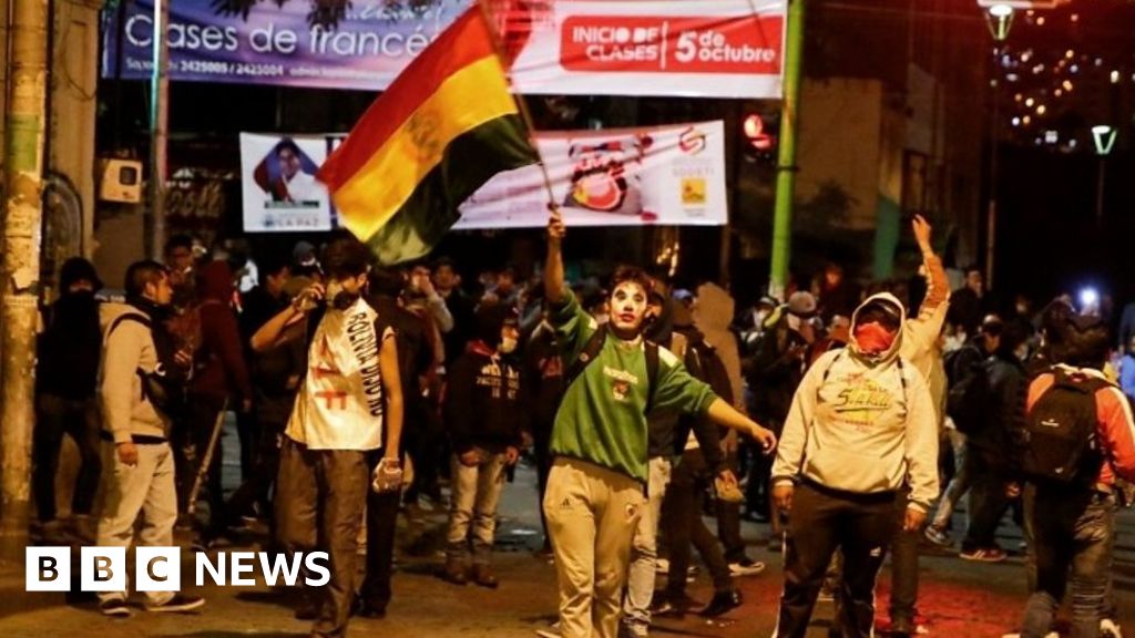 Bolivia election Protests in La Paz over result BBC News