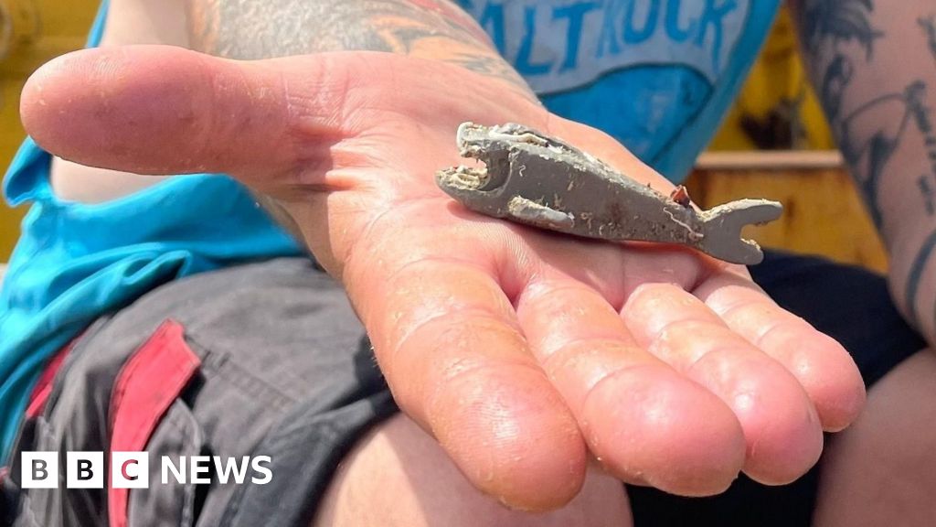Lego shark ‘lost at sea’ up for auction after find off Cornwall