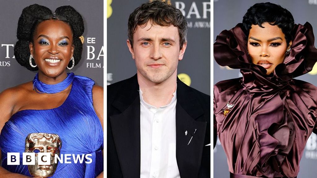 Baftas red carpet: Wunmi Mosaku, Paul Mescal and Teyana Taylor among stars at film awards