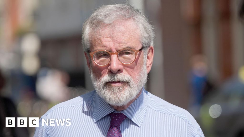 Sharp exchanges between Gerry Adams and BBC barrister
