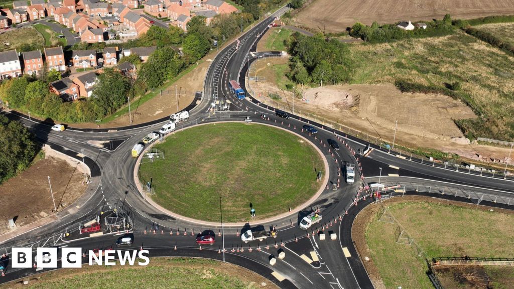 Melton Distributor Road Final Roundabouts Open Relieving Leicestershire Congestion